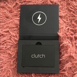 Black Clutch Portable Charger